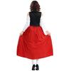 Medieval Farm Maid Outfit Munich Oktoberfest Dress Halloween Parent Child Adult Performance Costume