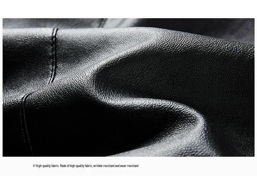 Men's Soft Leather Baseball Collar Jacket - Spring/Autumn Casual Wear for Middle-aged Dads