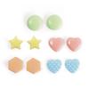 5 mini moules pour bijoux Formes