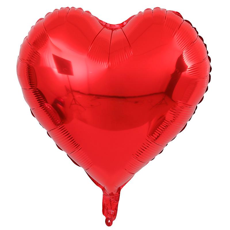 18" Heart and Star Foil Balloons for Weddings and Birthdays