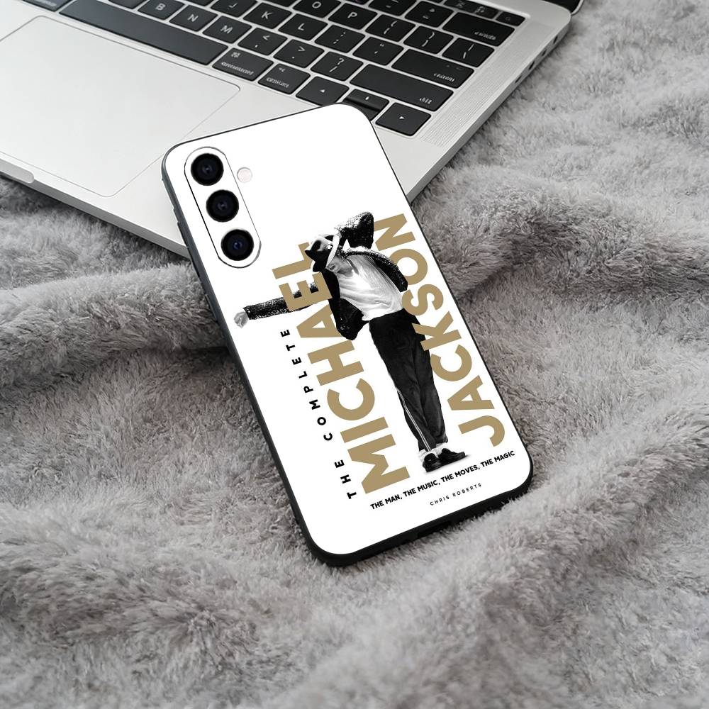 Superstar-M- Michael -Jackson Phone Case For Samsung Galaxy A73,A71 A72,A70,A53,A52,A51,Soft Silicone Black Cover