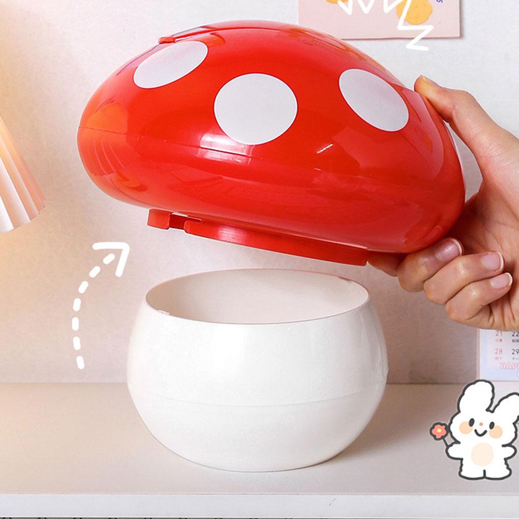 Lightweight And Portable Trash Can For Easy Waste Disposal Garbage Desktop Desk Can With Lid Garbage Can Can Trash