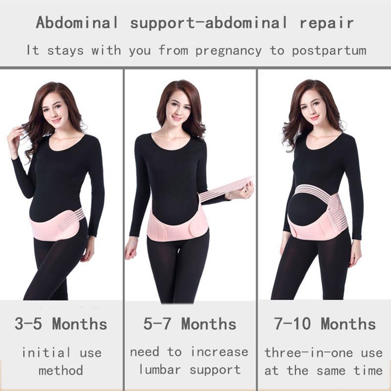 Fasce per Pancia di Donne Incinta Supporto Cintura per Pancia Materna Cura della Vita Fascia Dimagrante Addominale Fascia Protettiva Abbigliamento Premaman
