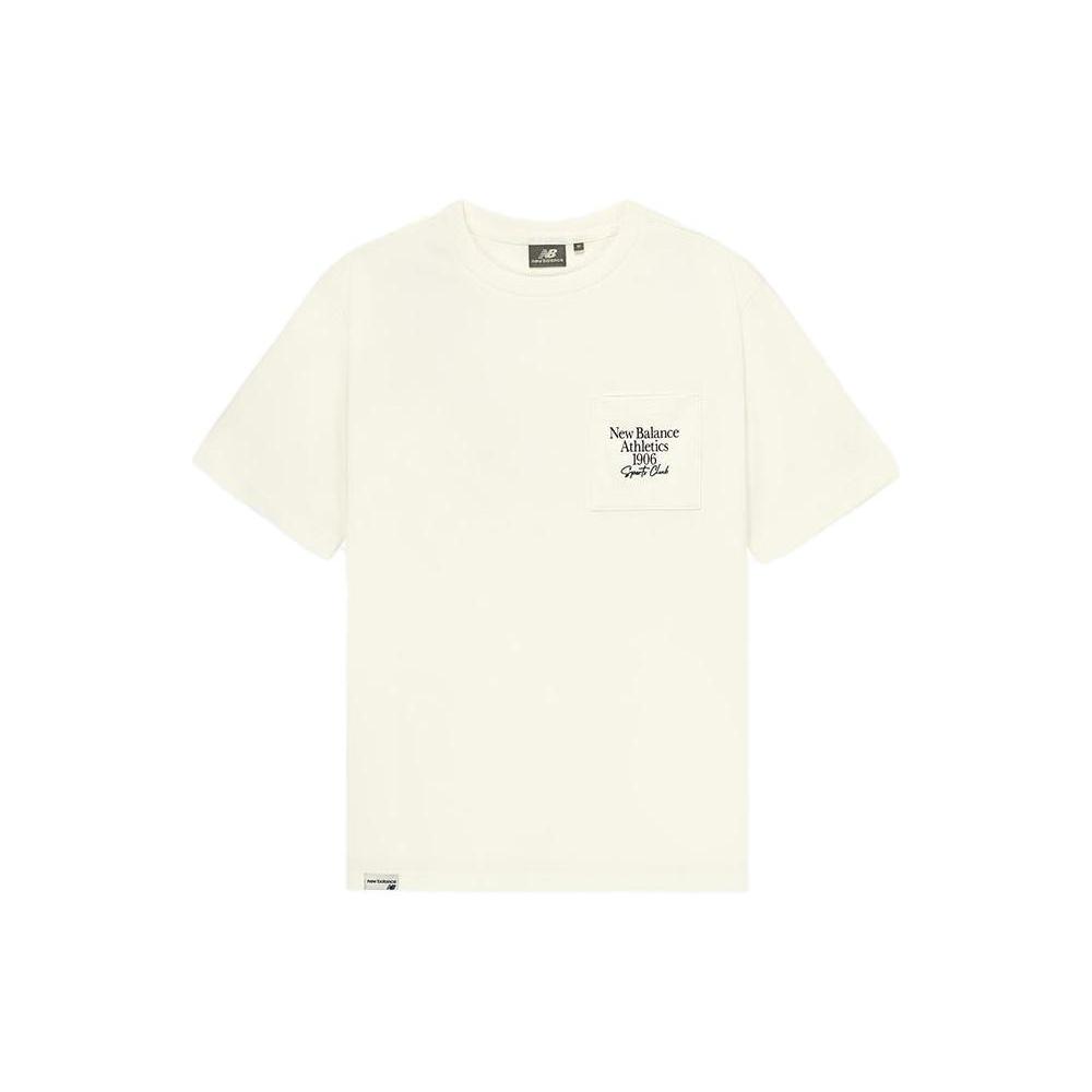 New Balance Ретро Спортивная Коллекция Футболка Мужская Кремовый 5ED25443-IV XL