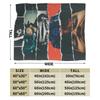 The Weeknds Rapper Singer Flannel Blanket New Album Hurry Up Tomorrow Warm Soft Throw Blanket for Bedspread Sofa Bed Cover