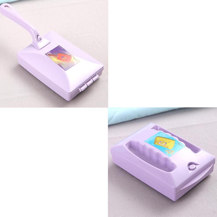 Large Double Roller Carpet & Sofa Cleaning Brush with Long Handle