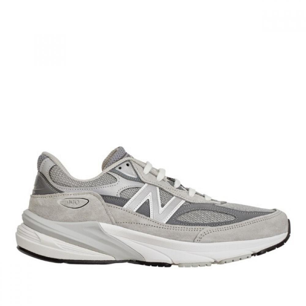 

New Balance Grey Mesh And Suede Lace Up Sneakers Lm990gl6 Grey IT40.5
