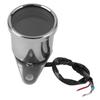 Motorcycle MultiFunctional Meter Tachometer Odometer Fuel Gauge Speedmeter 12V  (Black )