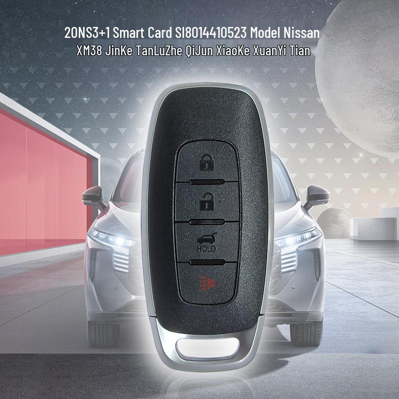 

Compatible with Nissan Smart Remote 4/5-Button Car Key, 4A Chip, 433 MHz KR5TXPZ3 5-button