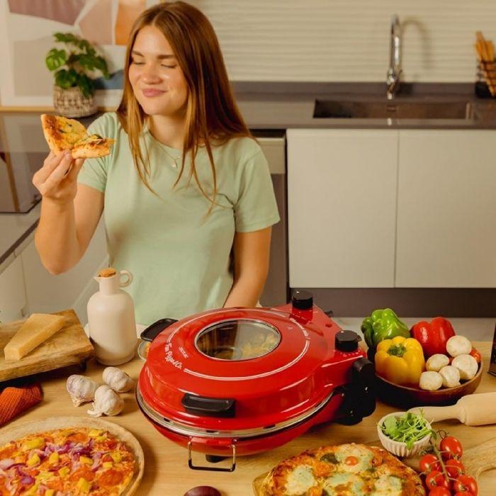 Four À Pizza - Fun Pizza&Co - Mamma Mia Vista - 1200 W - Température Max 420 C - Minuterie 15 Min