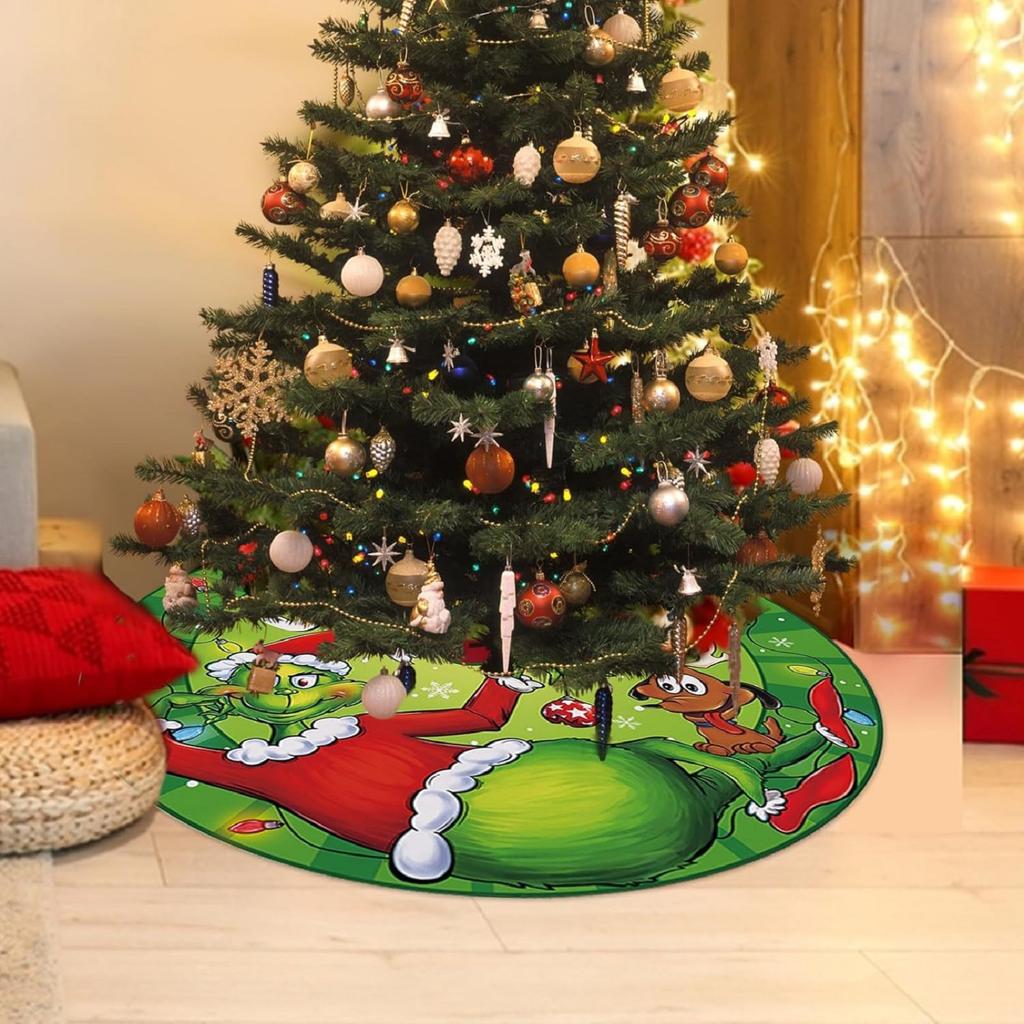 Christmas Tree Skirt Snowflake Decoration Skirt Christmas Decoration Ornament