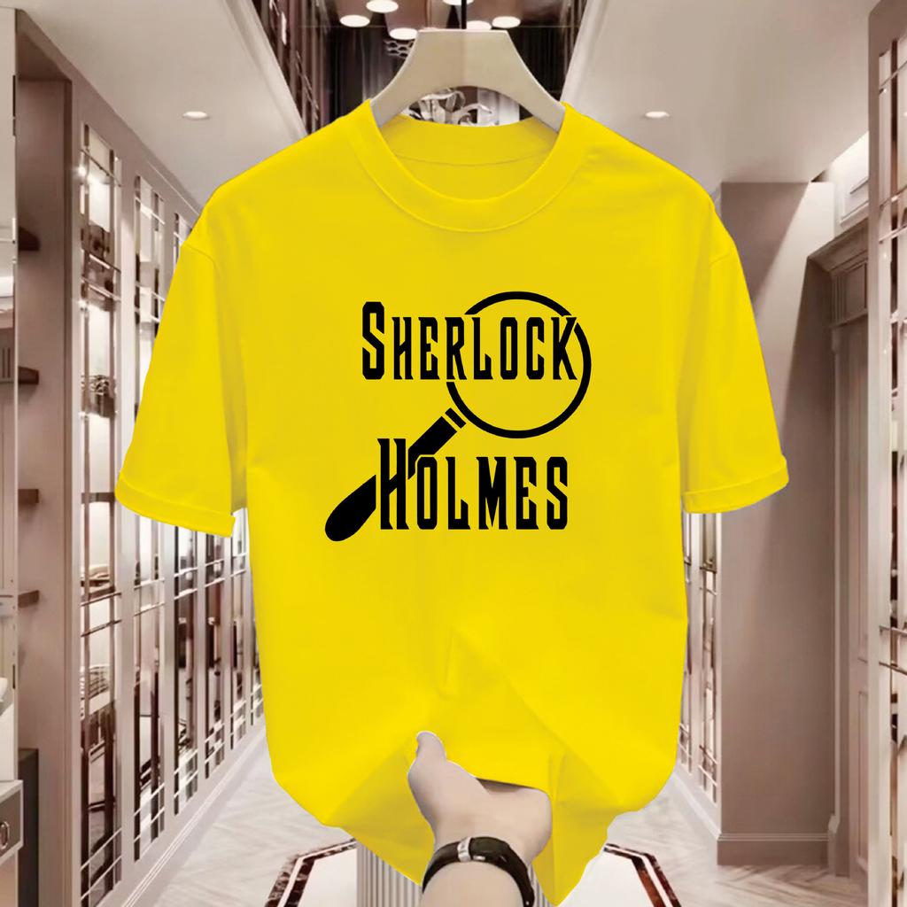 Funny ShortSleeved TShirt Magnifying Glass Respecting Fate Helping Others Unique Personality Design for Lovers