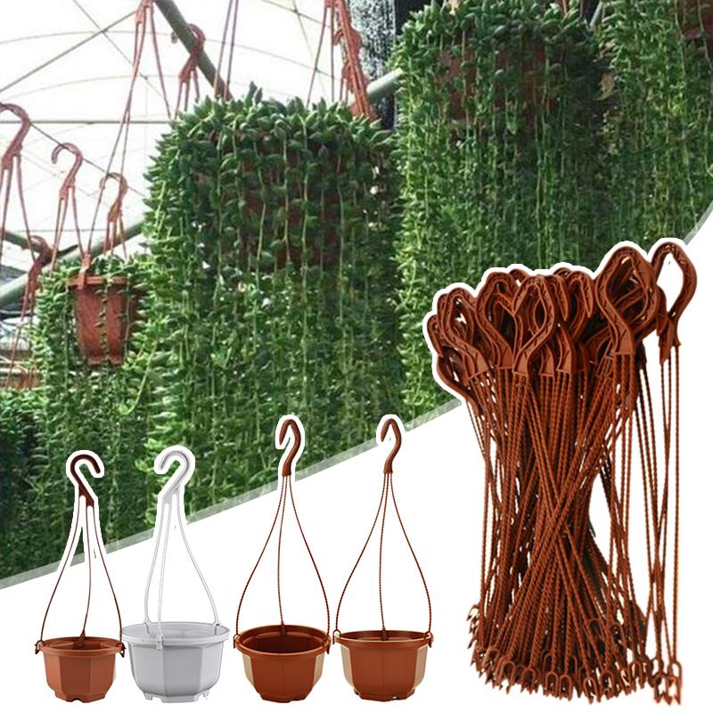 10/20Pcs Plastic Hanging Basket Hooks Hanging Planter Holder Flower Pot Hangers For Planters Bird Feeders Small Flower Pots Set