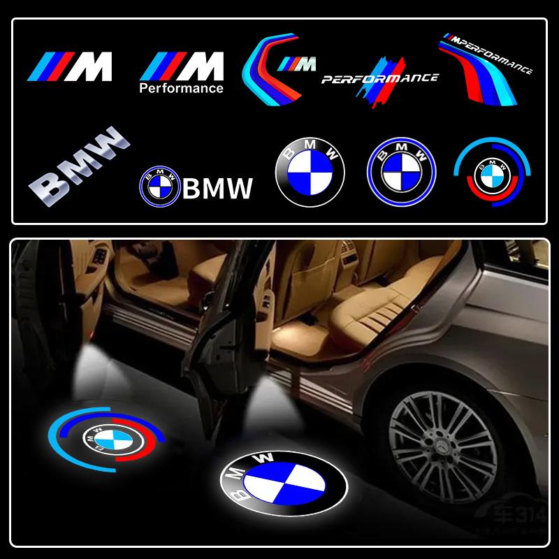 AAAOP1 2Pcs LED Car Decoration Lamp Door Interior Light Bulb Accessories For BMW X1 X3 X4 X5 E46 M1 E90 M2 M3 M5 M6 E87 M Power F20 E60