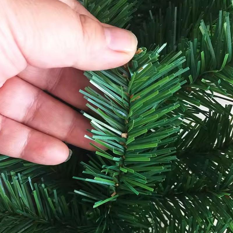 2.7m Christmas Wreath Rattan Garland Artificial Green Pine Hanging Decoration Xmas Tree Home Party Door Fireplace Stair Decor
