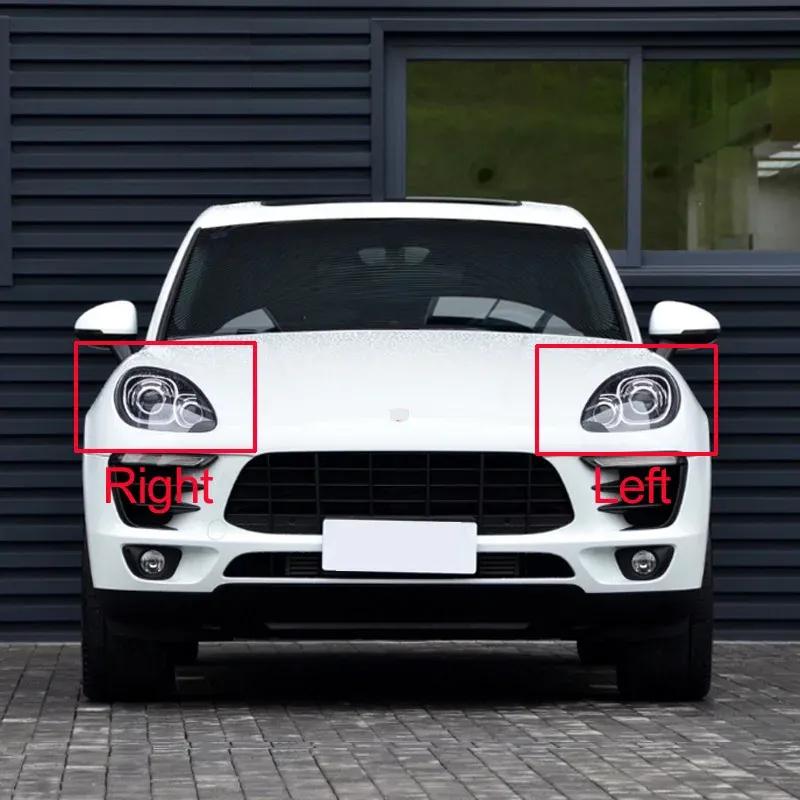 Headlight Cover For Porsche Macan 2014 2015 2016 2017 Car Headlight Shell Lamp Shade Lens Cover