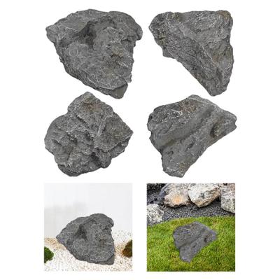 Fake Rock, Multipurpose, PU Foam, Realistic, Versatile, Landscape Rock, Faux Rock for Outdoor Yard Porch Lawn