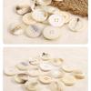 Versatile Beige Resin Coat Buttons: Summer Wear Woolen Round Four-Hole Design for Men and Women