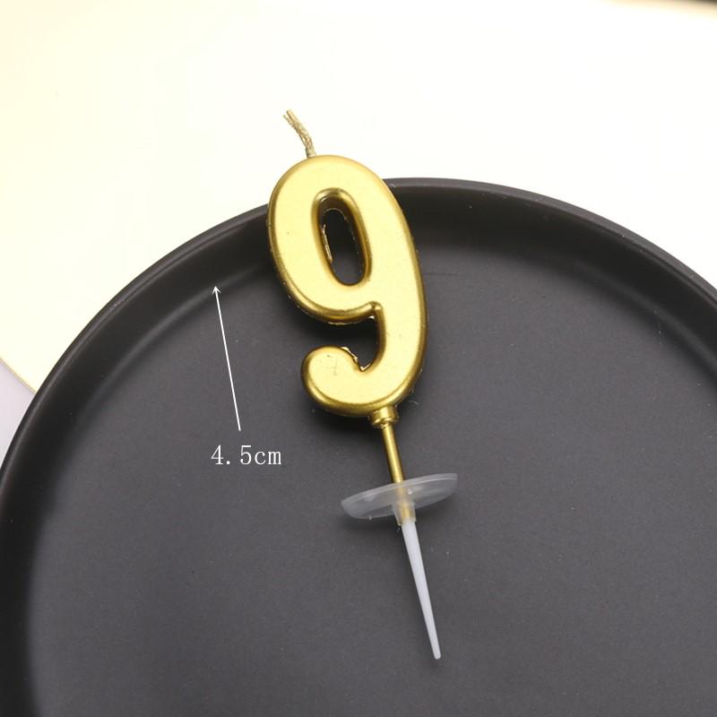 50 Gold and Silver Number Candle Cake Toppers - Individually Boxed Party Decorations