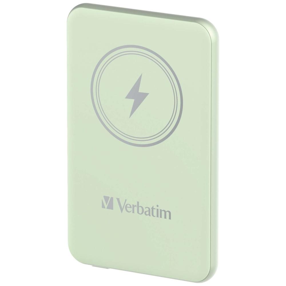 Verbatim Powerbank Indukcyjny `N` Go 15W5000Mah Wireless Magnetic Zielony/Green 32241
