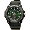 Casio Standard Analog Quartz Watch with LED Light MW-620H-3AV Men's Green Overseas Model