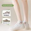 Summer Sock Children's Short Socks Trendy Shallow-cut Low-top Lightweight Style Cute Cartoon College-style Girls' Lace Cotton Stockings