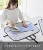Yamazaki Jitsugyo 2136 Ironing Storage Dark Stored Approximately W33 X D18 X H18cm Not Standard Line Ironing Mat Ironing Iron Storage 2136 Mat, Gray,