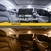 10Pc W5W 168 T10 LED Reverse Canbus Free Light Error LED Bulb 10-SMD Car New