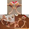 Christmas Gingerbread Man Hair Clip With Soft Fabric For Women Holiday Party Decor