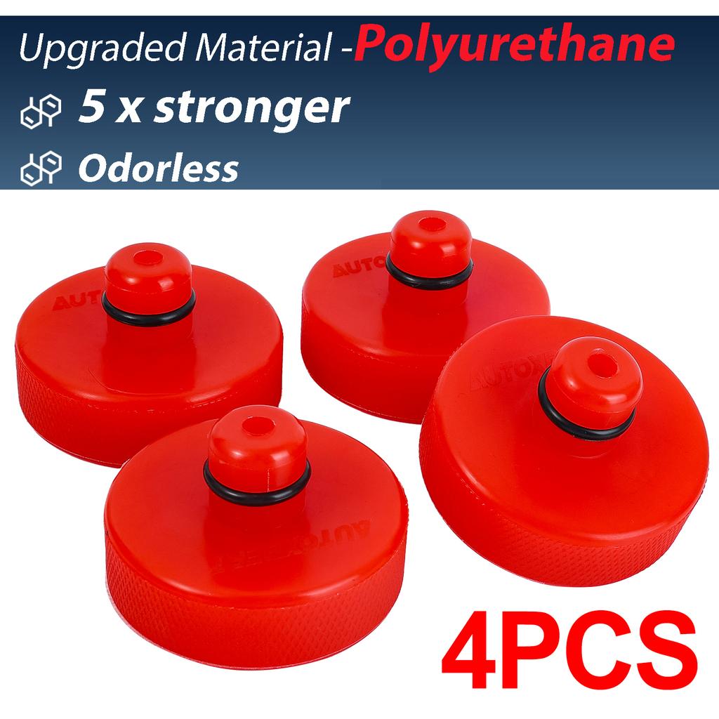 Red Reinforcement Jack Pad For Tesla Model 3 Y S X 2017-2024 Polyurethane Rubber Lifting Jacking Adapter Accessories Tire Repair