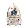 New student schoolbag female trendy cool star backpack large capacity leisure bag travel light backpack