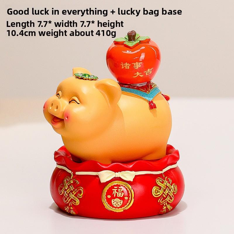 A Pig-shaped Figurine As A Gift for Housewarming or Office Opening, Designed To Bring Good Luck and Success.
