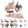 Amazing Static Animal Figurines Including Antelope Goat And Deer For Decoration