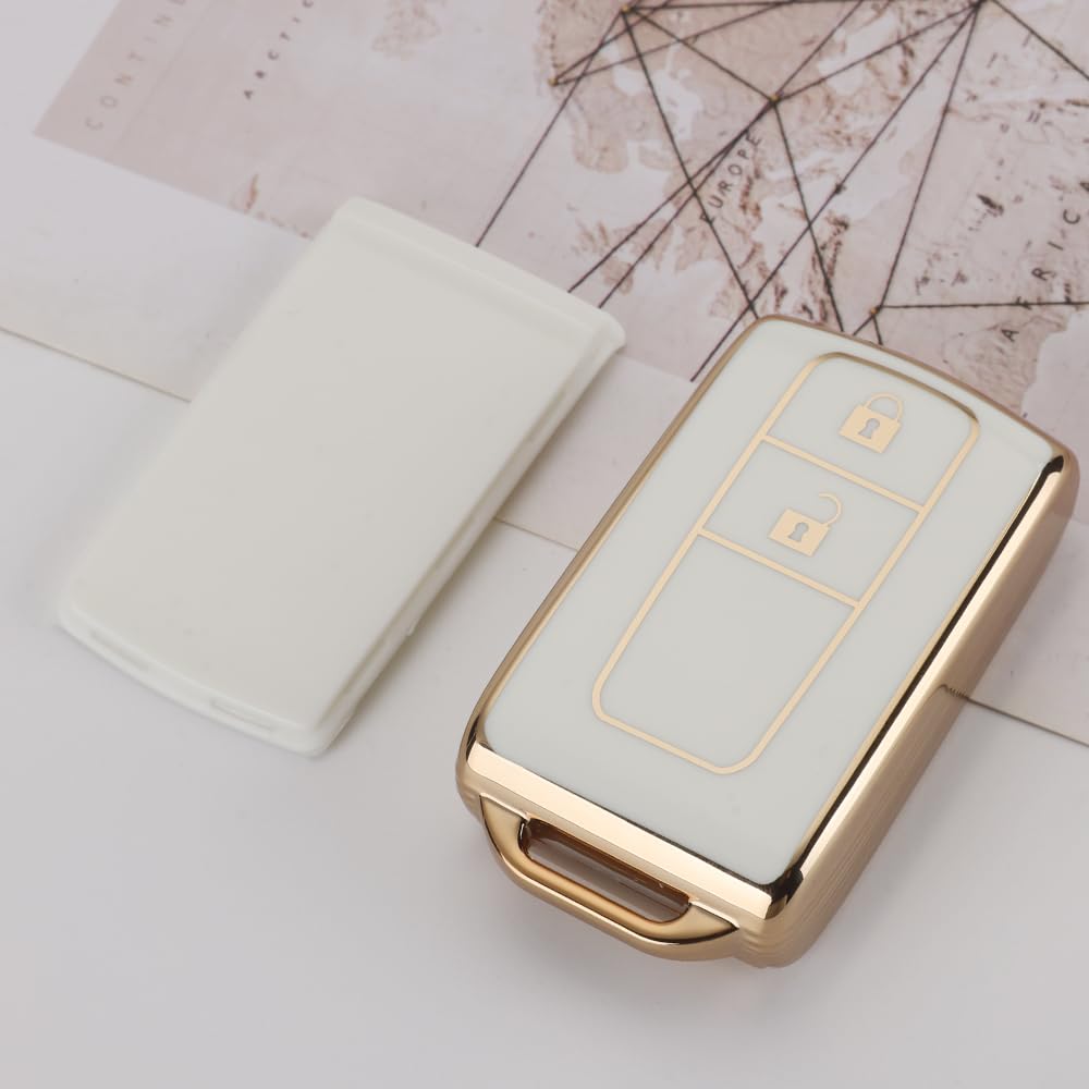 Kinotaka Smart Key Case for Toyota/Daihatsu 2 Buttons TPU Key