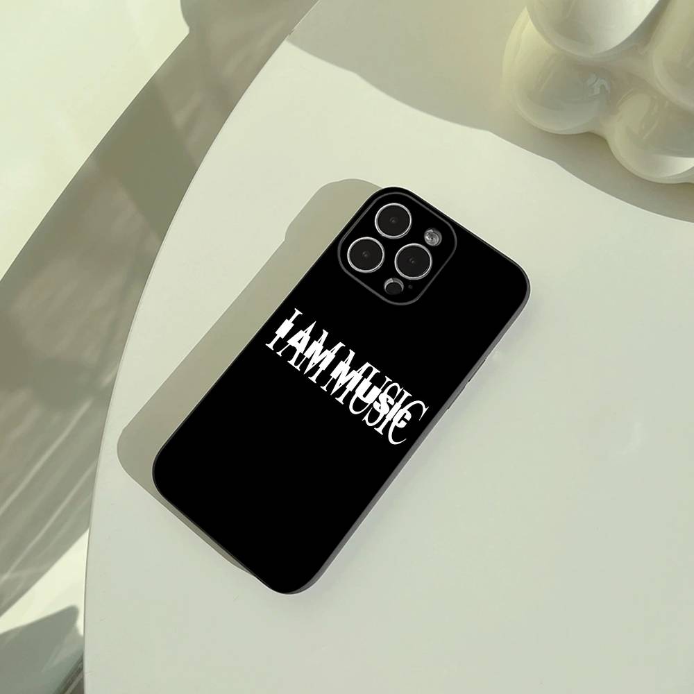 I AM MUSIC (Playboi Carti) Phone Case For iPhone 17,16,15,14,13,12,11 Pro Max,16/15/14Plus,XS Soft Black Cover