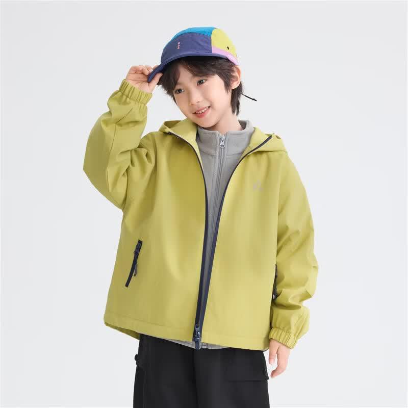 Boys' Casual Hooded Windproof Jacket