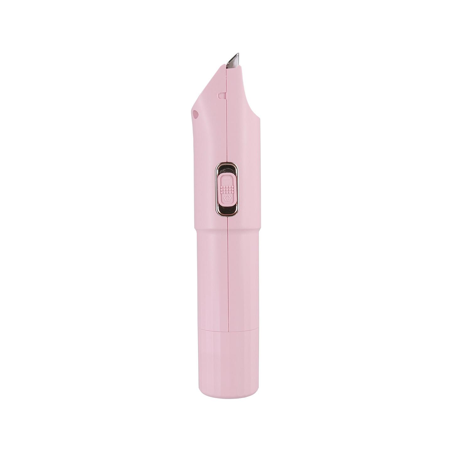 

Korean KC 4-in-1 Multi-functional Hair Remover: Shaver, Eyebrow, and Nose Trimmer for Women & Men рожевий