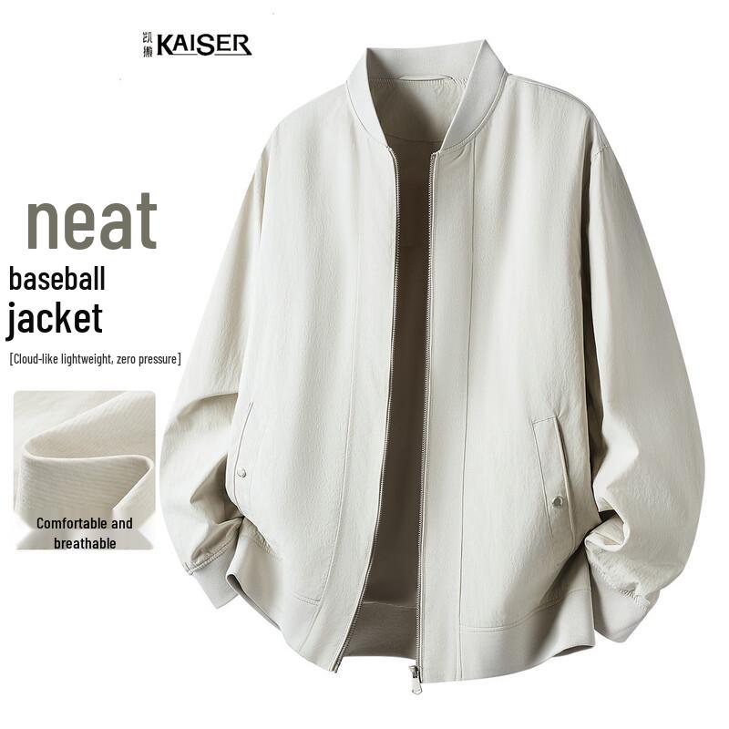 Men s Spring Baseball Collar Jacket 2XL