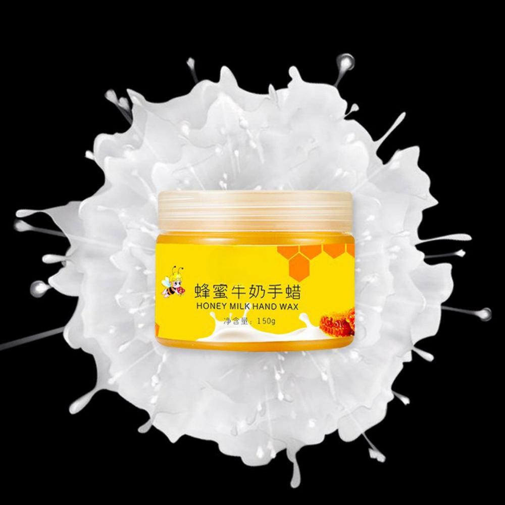 Honey Milk Hand Mask Moisturizing and Smoothing Hands Exfoliation Hand and Foot Care Peel-off Hand Wax