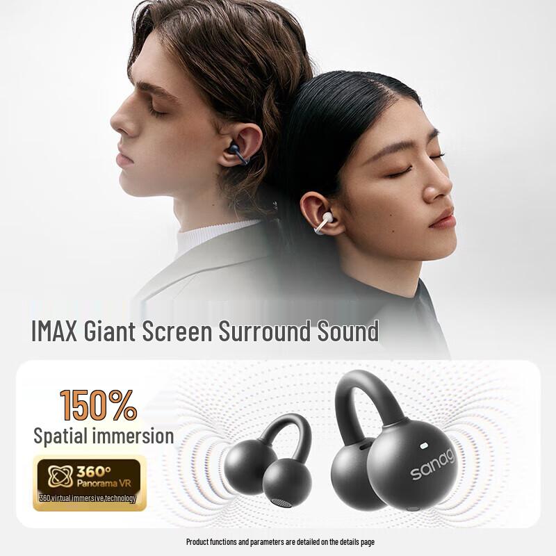 SANAG F20SPro Wireless Open-Ear Clip Bluetooth Headset