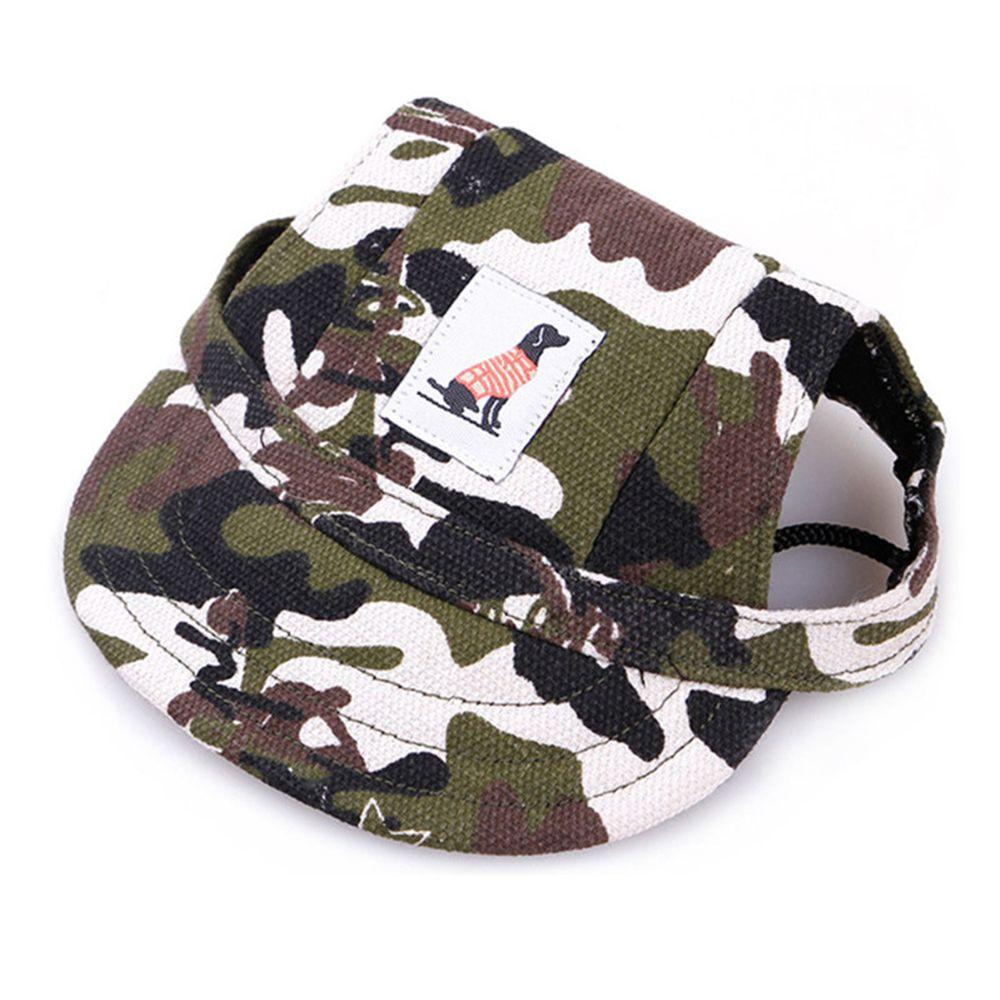 

Headwear Sports Puppy Canvas Dog Supplies Dog Caps Baseball Caps Sun Hat camouflage S