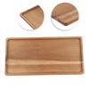 Irregular Oval Plate Serving Tray Wooden Dinner Plate Elegant Table Decor