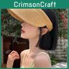 Straw Women Summer Woven Sun Hat With Big Brim And Uv Shield For Beach Outdoor