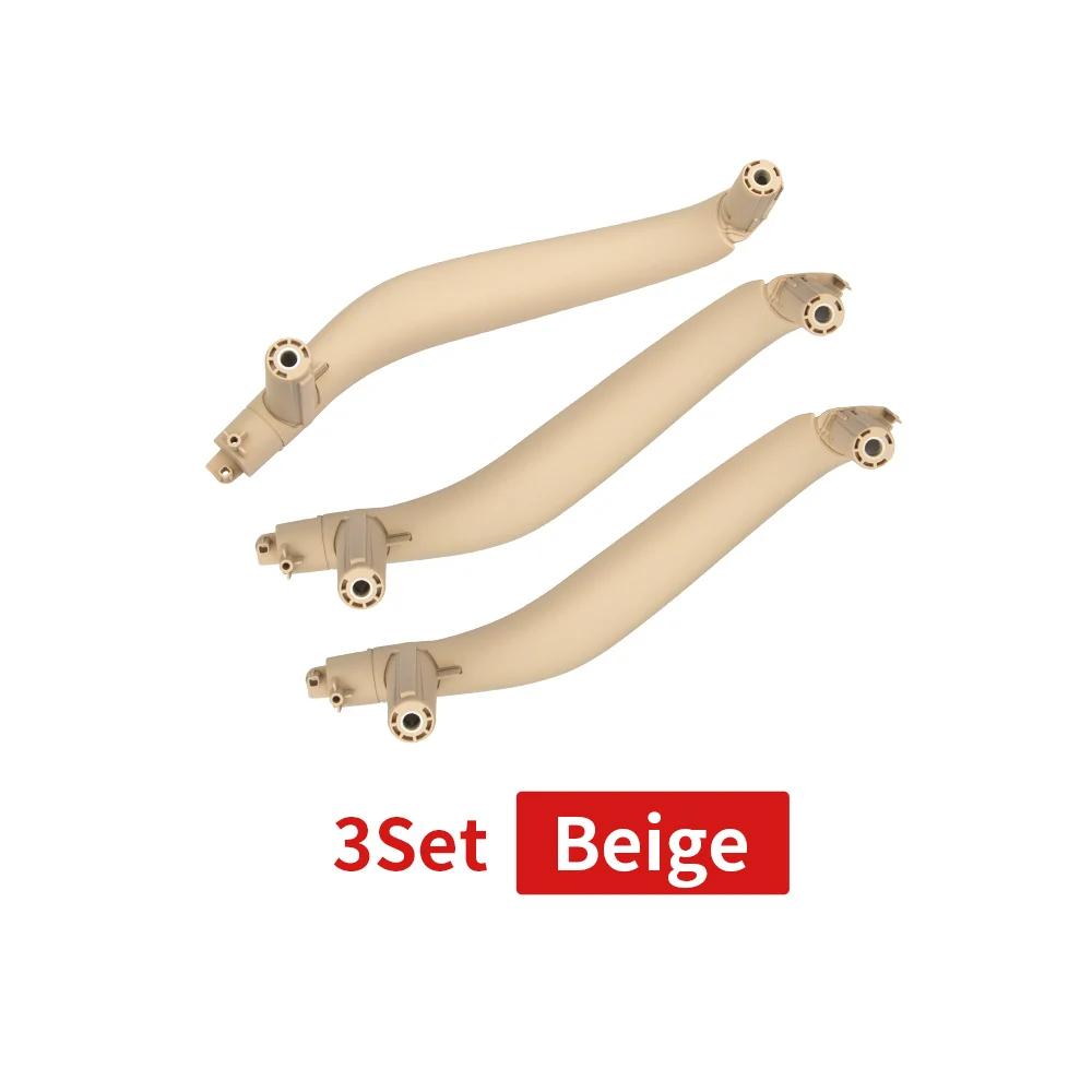 3Pcs LHD Car Interior Door ide Pull Handle Sets Replacement For BMW X5 X6 F15 F16 2014-2018