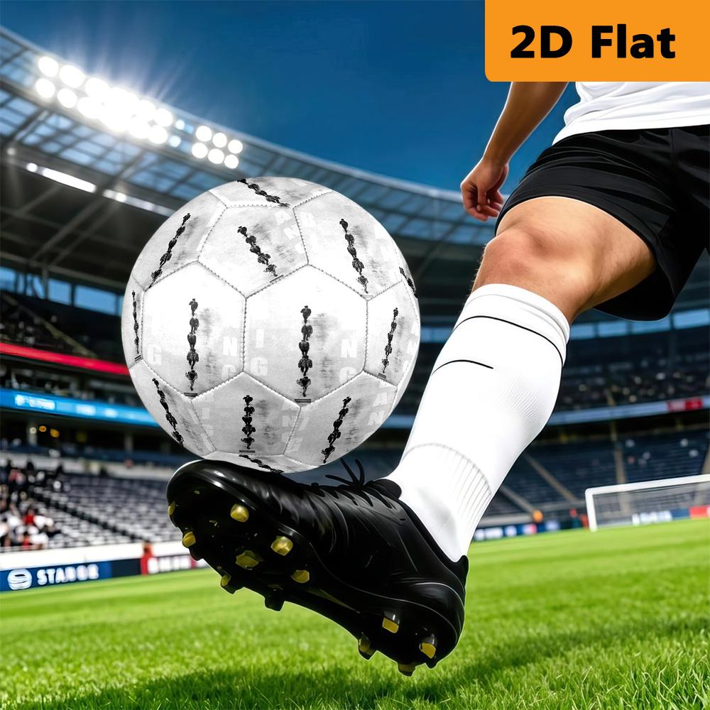 Bold Design: Big Bang Symbolism Football Suitable for Both Training and Competition Outdoor Sports Very Elastic No. 5 Football Entertainment