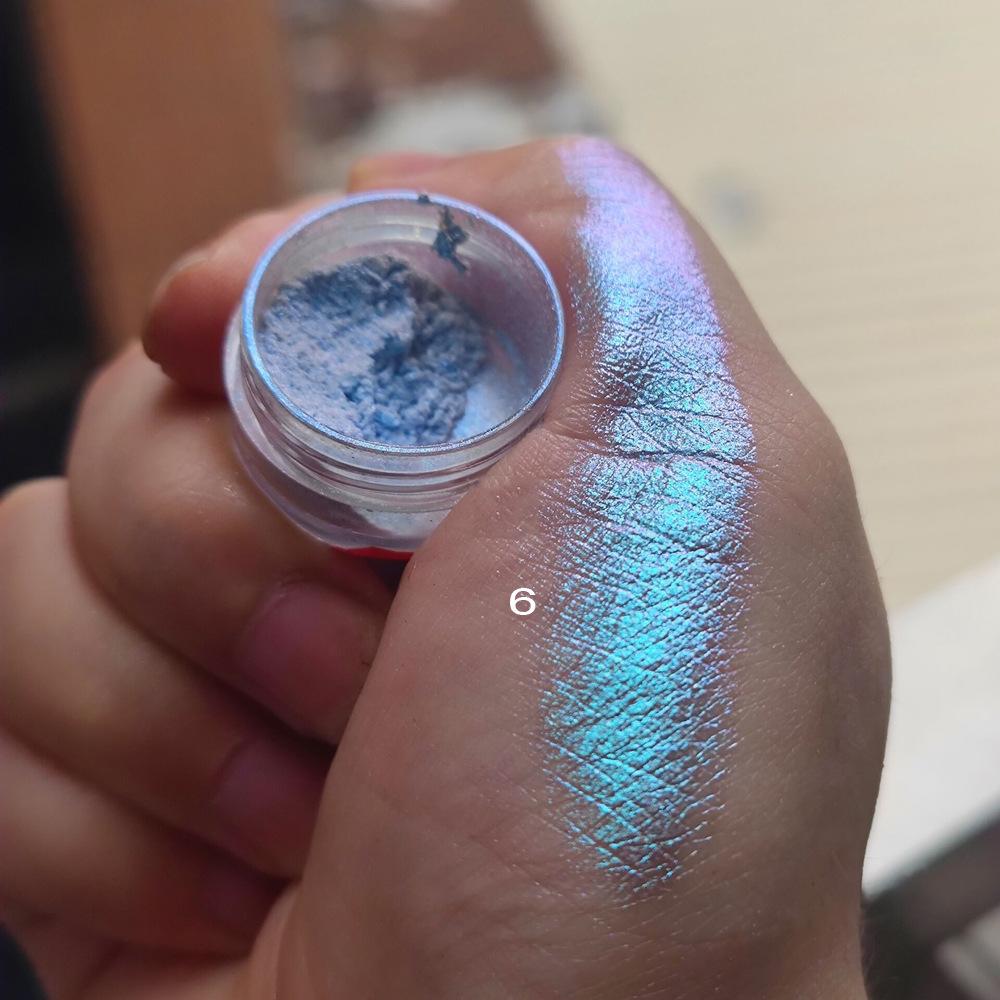 Multichrome Chameleon Eye Shadow Powder Nail Glitters Aurora Neon Rainbow Pigment Chrome Powder Iridescent Eyeshadow Nail Decors
