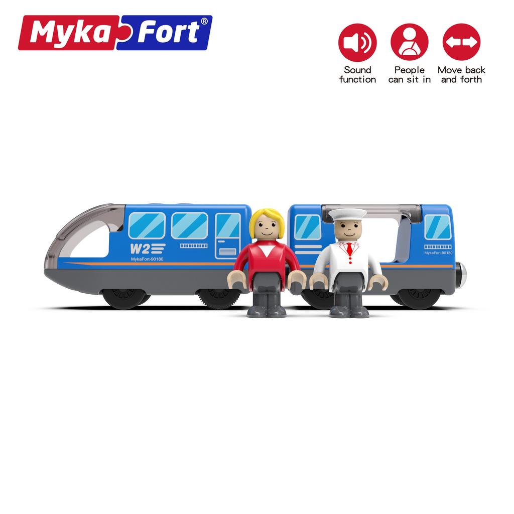 Small Train Fitting Universal Wooden Track Electric Track Toy Children's Educational Assembled Toy Train