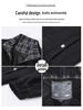 2026 New Arrival Unisex American Style Stand Collar Plaid Patchwork Jacket for Spring and Autumn