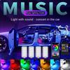 Car Lights Led Bar Automotive Strip Universal Mood Foot Light Cigarette Lighter USB Decorative Atmosphere Lamp Signal Lamp