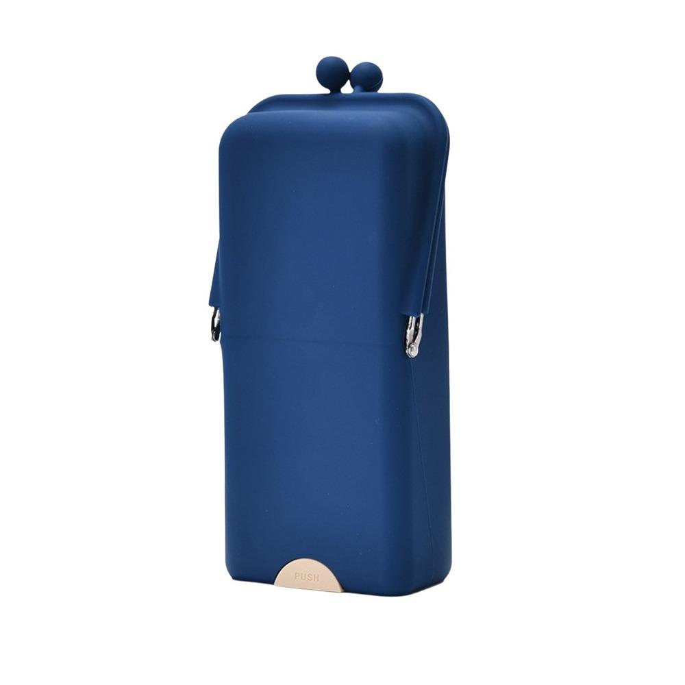 Vertical Makeup Brush Storage Bag Silicone Toiletry Storage Box Cosmetic Brushes Bag for Home
